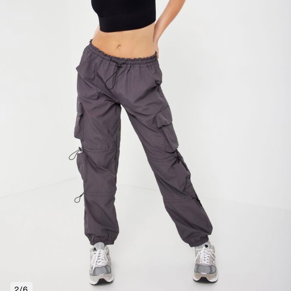 Gray Garage parachute pants - Picture 1 of 5